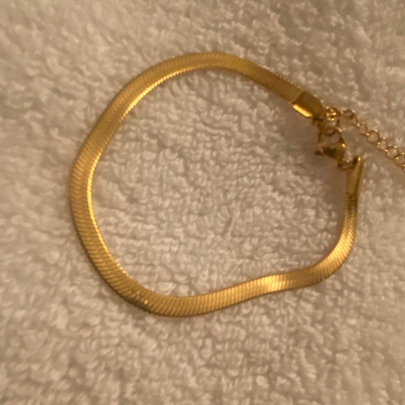 Gold plated bracelet over stainless steel - Picture 1 of 5